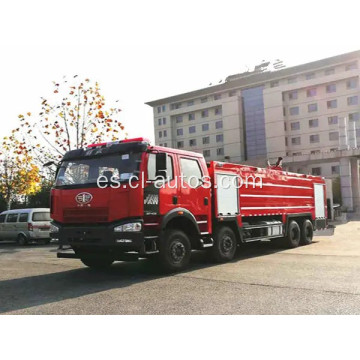 FAW 8 × 4 Water Spring Spring Fire Fighting Camión